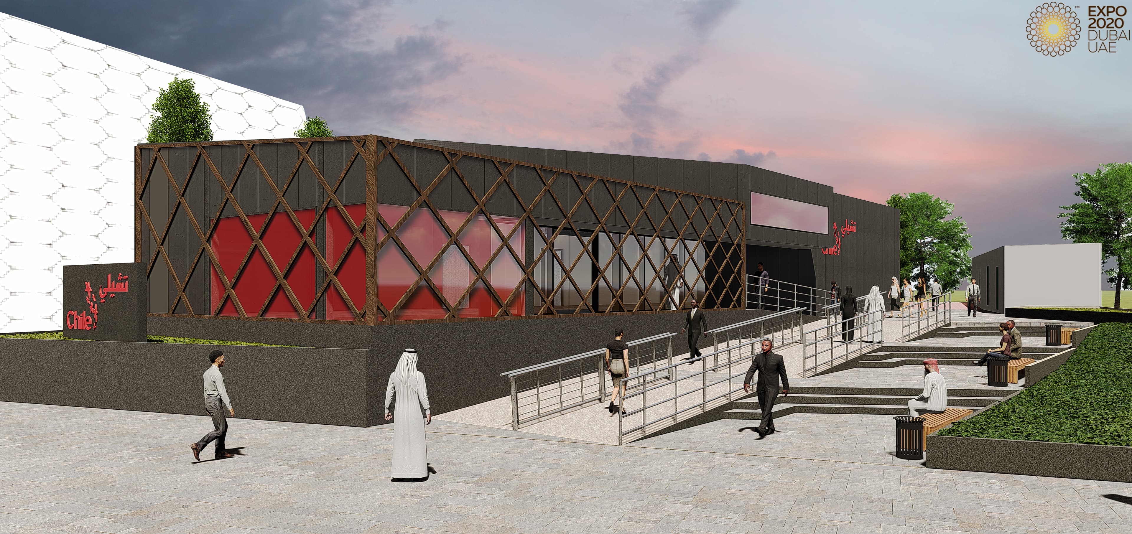 Chile Pavilion architecture by Capital Engineering Consultancy